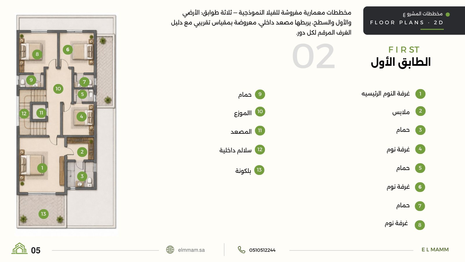 First floor plan — ELMMAM 1