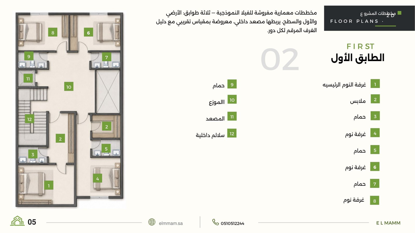 First floor plan — ELMMAM 2